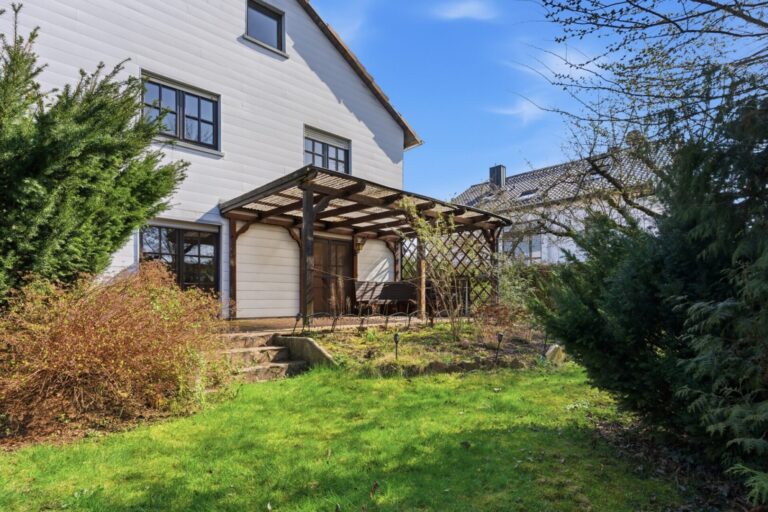 Blick aus dem Garten