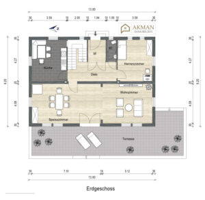 Grundriss Erdgeschoss