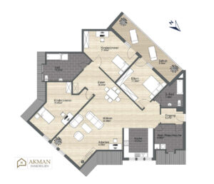 Grundriss Wohnung