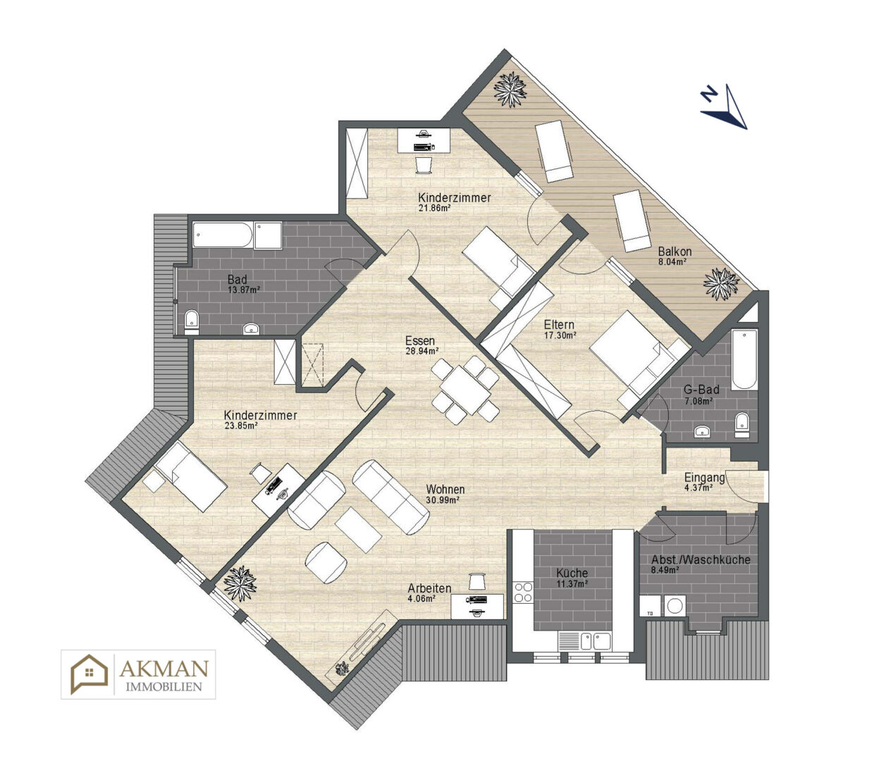 Grundriss Wohnung