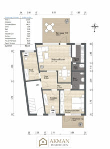 Grundriss Wohnung