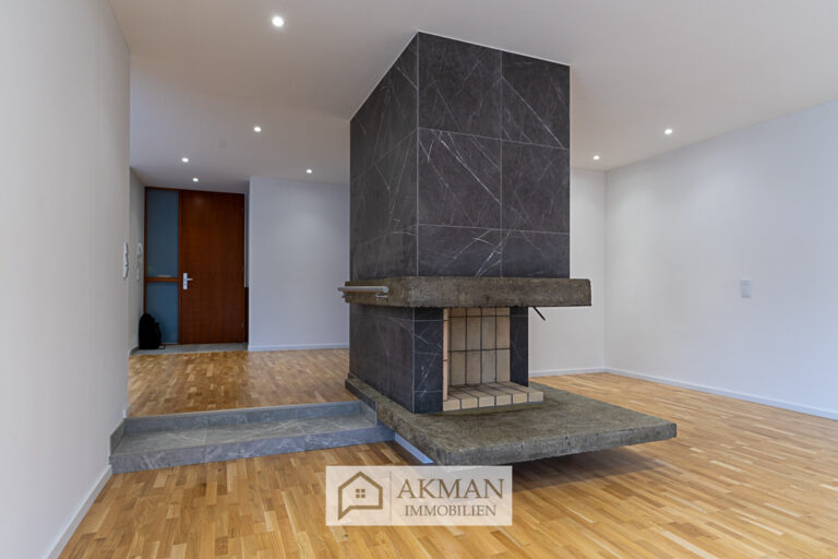 Kamin im Wohnzimmer 1