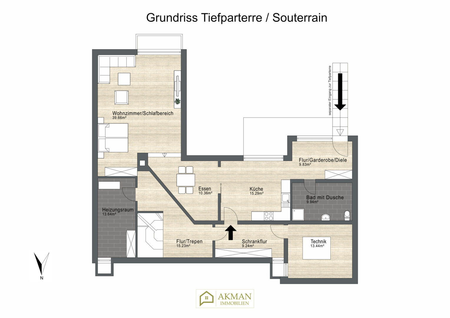 Grundriss Souterrain